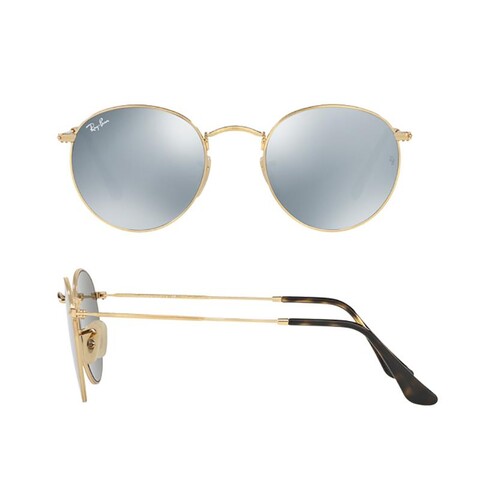 Ray-Ban RB 3447N 001/30 50 Round Metal Unisex Güneş Gözlüğü - Thumbnail