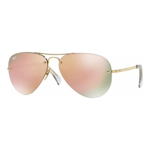 Ray-Ban RB 3449 001/2Y 59 Aviator Unisex Güneş Gözlüğü - Thumbnail