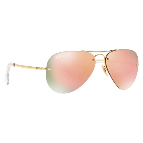 Ray-Ban RB 3449 001/2Y 59 Aviator Unisex Güneş Gözlüğü - Thumbnail