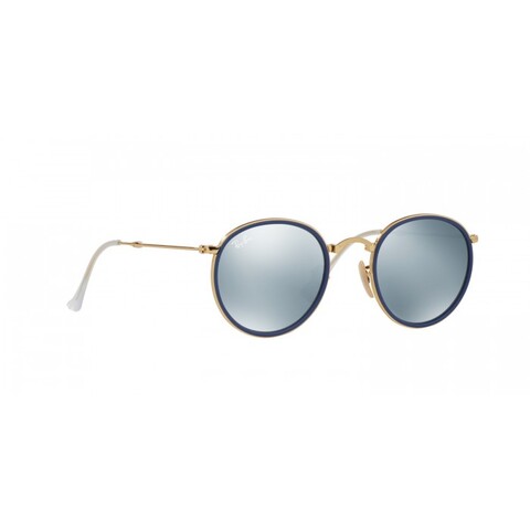 Ray-Ban RB 3517 001/30 48 Round Metal Unisex Güneş Gözlüğü - Thumbnail