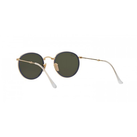 Ray-Ban RB 3517 001/30 48 Round Metal Unisex Güneş Gözlüğü - Thumbnail