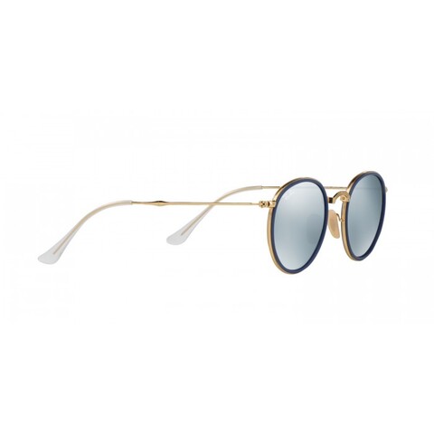 Ray-Ban RB 3517 001/30 48 Round Metal Unisex Güneş Gözlüğü - Thumbnail