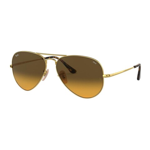 Ray-Ban RB 3689 9150AC 58 AVIATOR METAL II Unisex Güneş Gözlüğü - Thumbnail